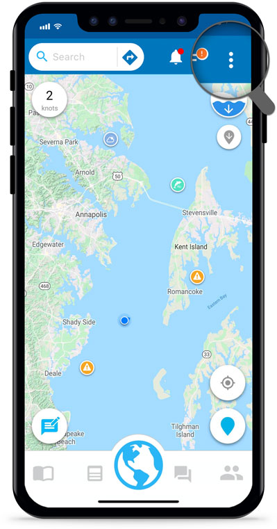 Open-Settings Image Showing Where the Argo Profile Icon is