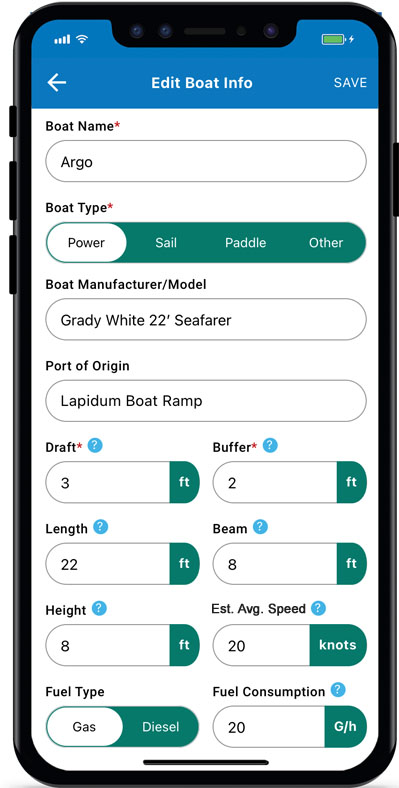 why-add-profile-info Image Showing Boat Information