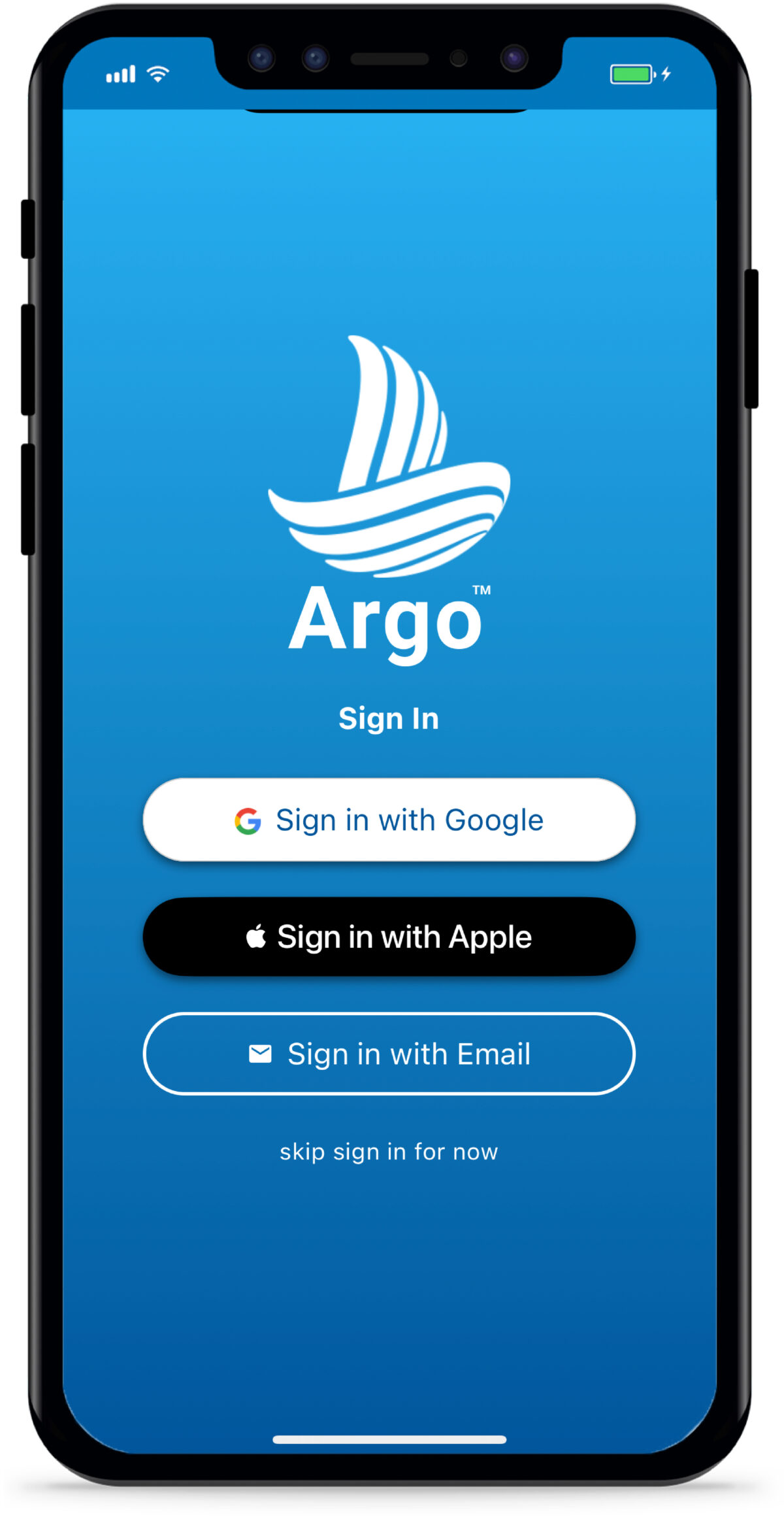 Create an Account - Argo