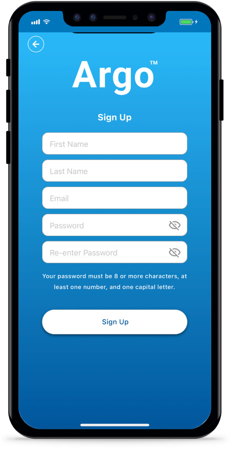 Create an Account Argo