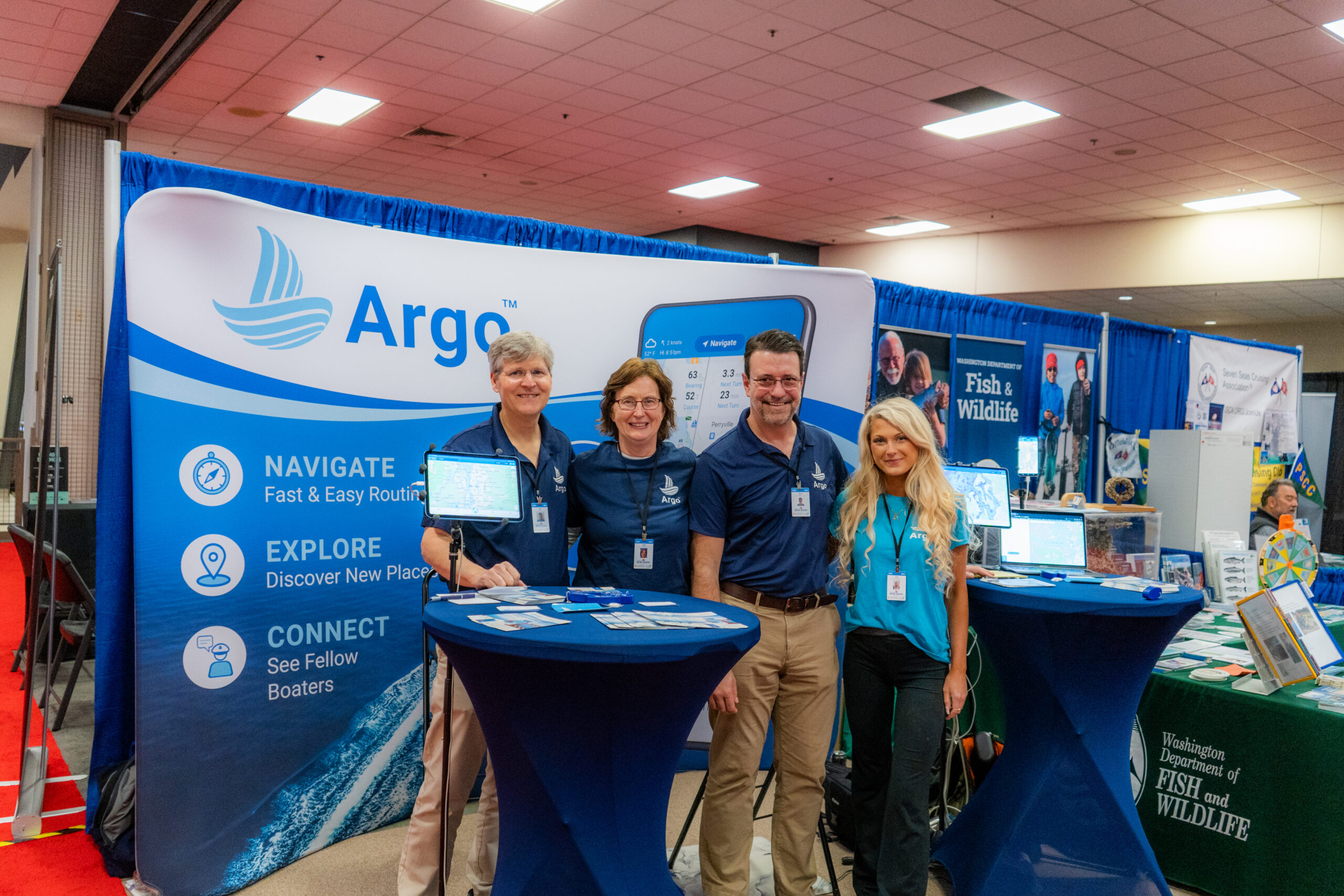 Argo Team at the Seattle Boat Show 2024