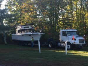 Practice boats are much easier to transport.