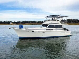 Dave's second "practice boat." Diesel and a bit larger than our first—far better suited to the Great Loop.