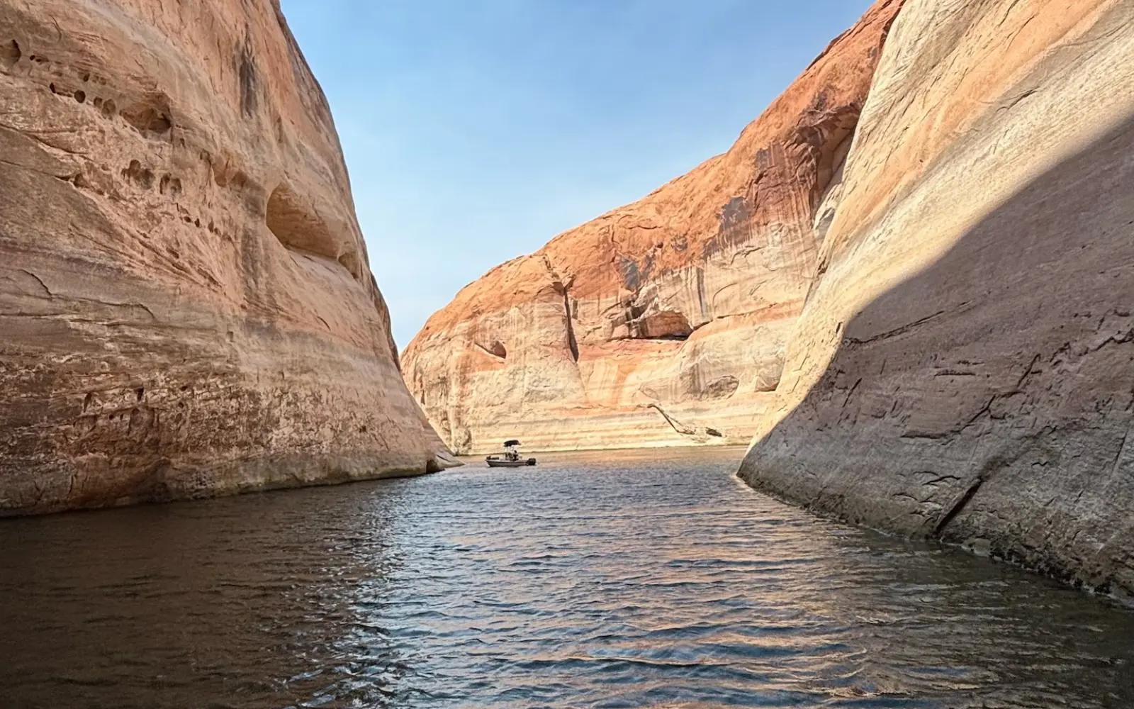 Boat on Lake Powell
