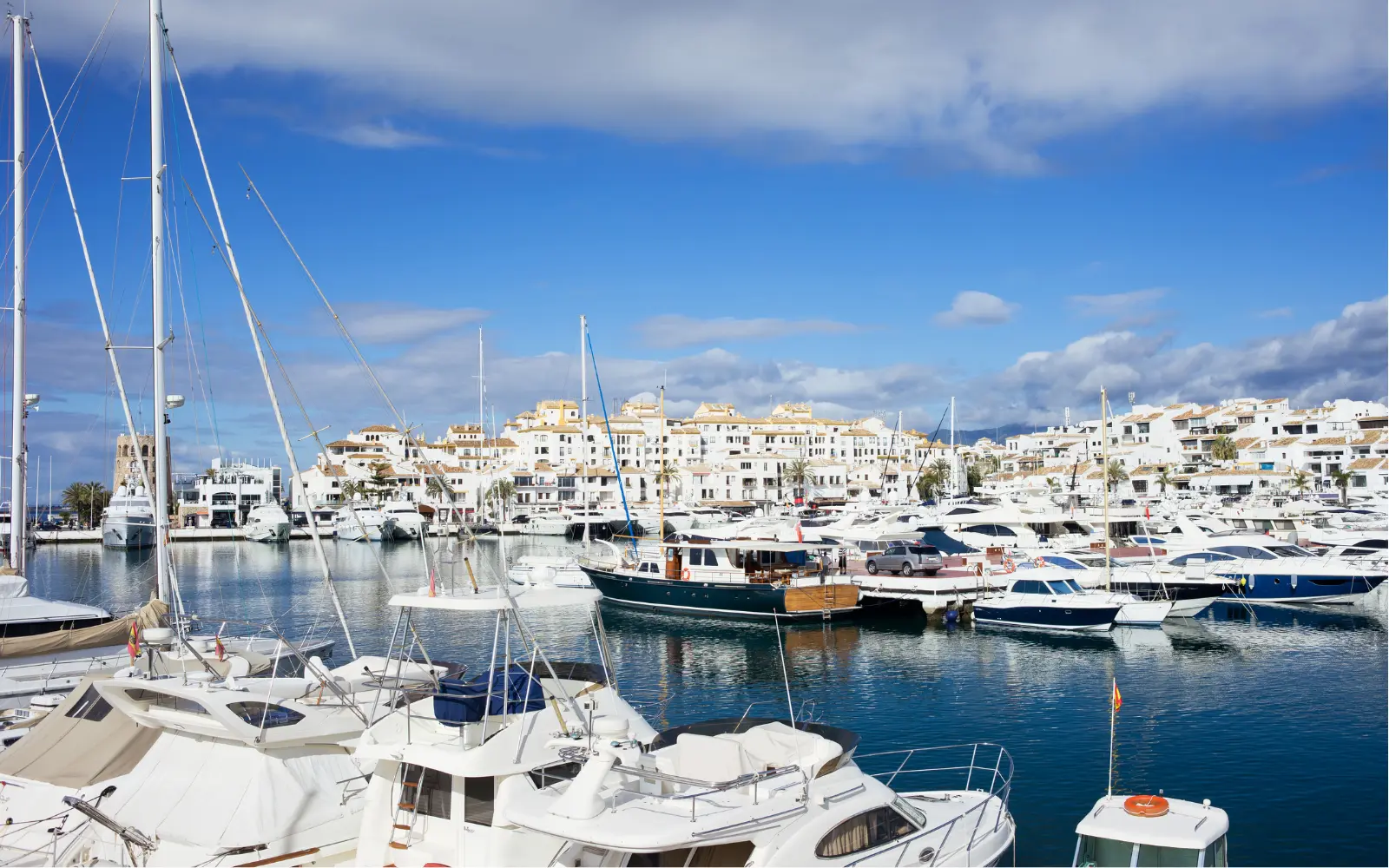Marina with a Pump-Out Station