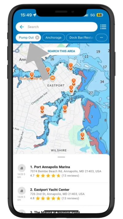 Find a Pump-Out Station Near You Fast with Argo's Search
