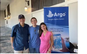 Jeff and Megan Foulk with a reporter from Wink