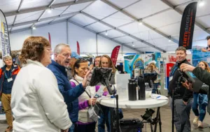 Busy day at the St.Petersburg Boat Show