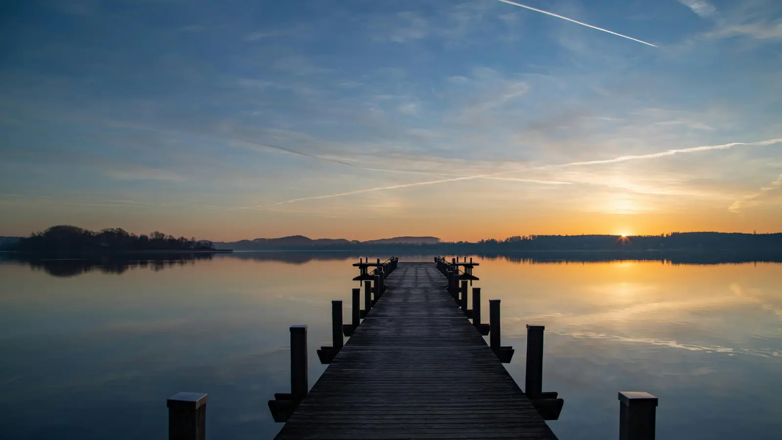 Sunset on a beautiful summer night.