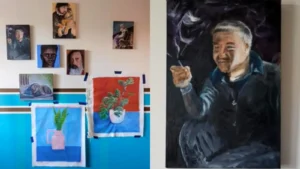 Douglas's artwork