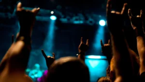 people enjoying music at a concert