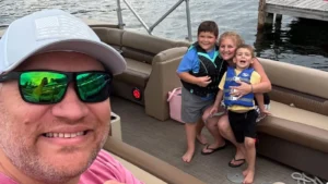 Greg Dorothy and family on the water