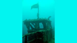 Sunken ship