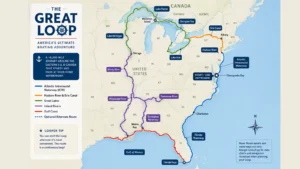 Map graphic of The Great Loop