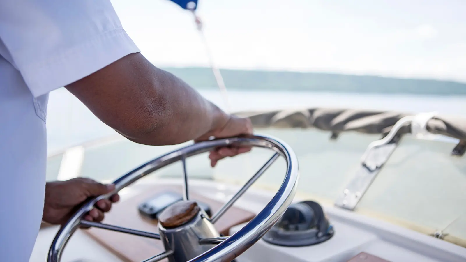 Someone at the helm