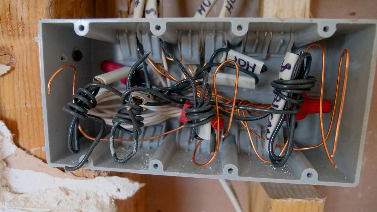 Opened switchboard 