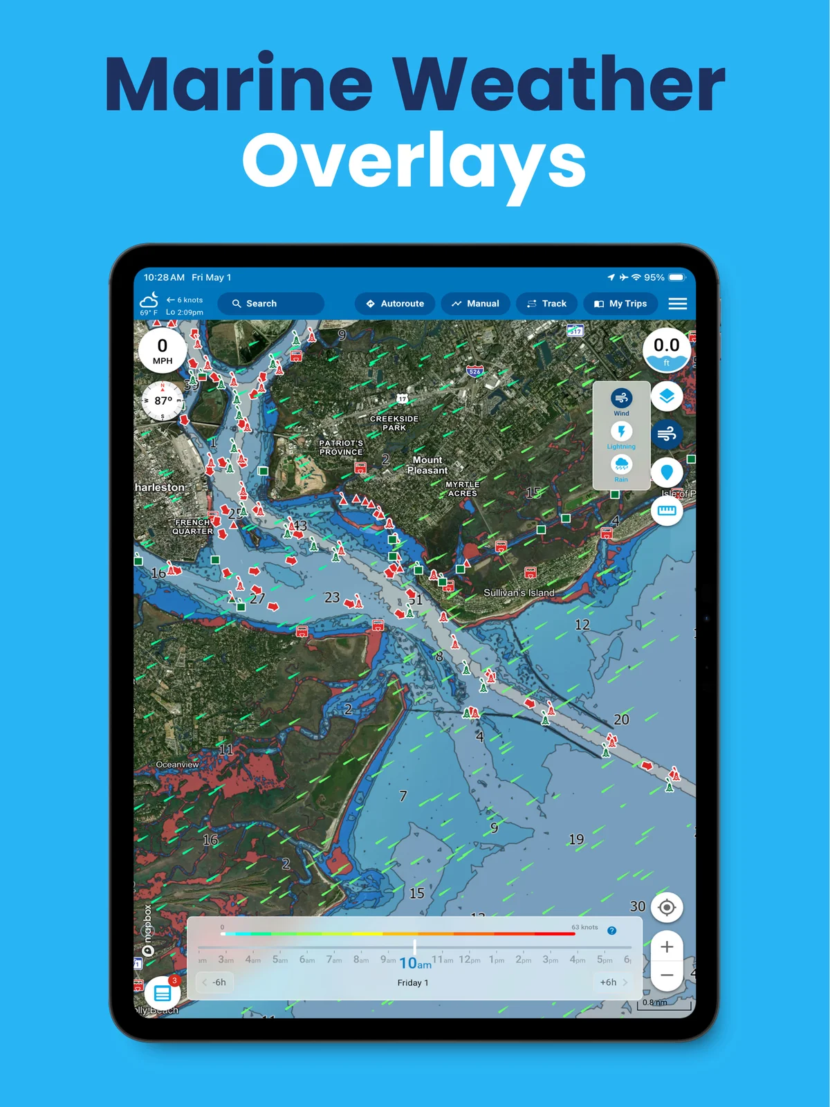 Weather overlays